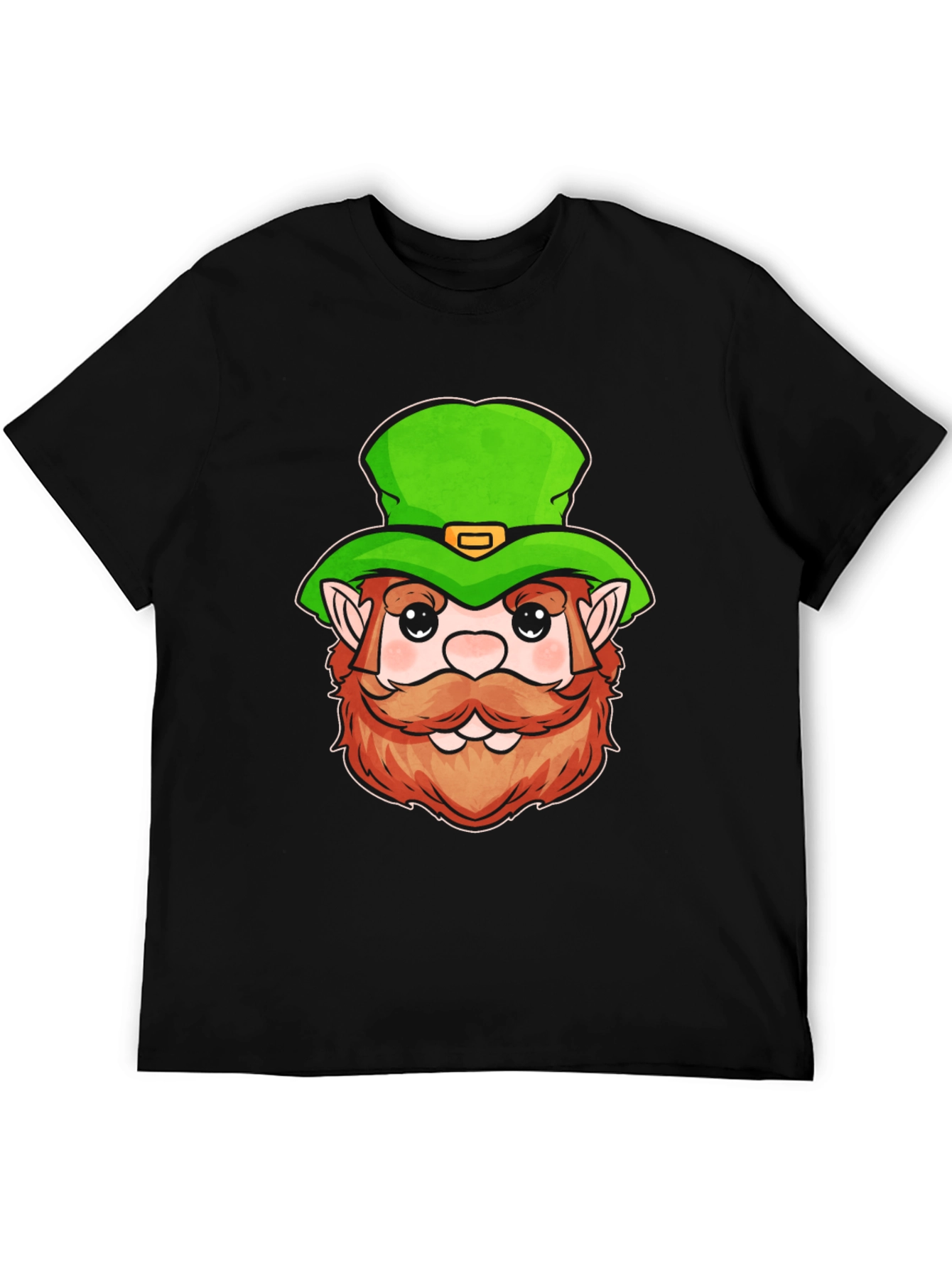St. Patricks Day Leprechaun T-Shirt - Black