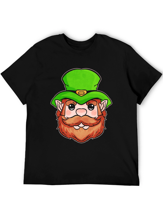 St. Patricks Day Leprechaun T-Shirt - Black