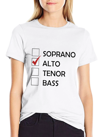Alto Singer T-Shirt - Voice Part Tee