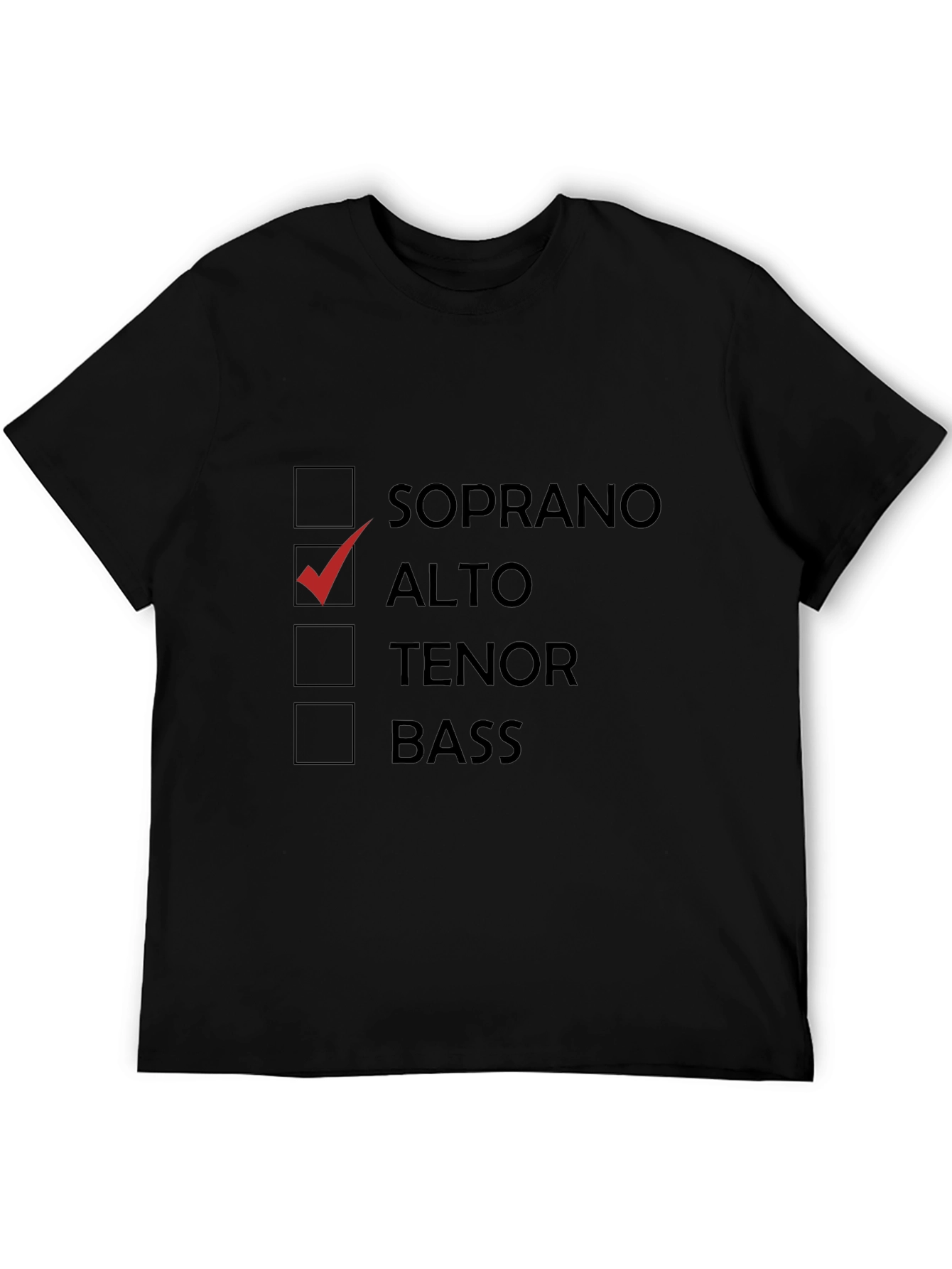 Alto Singer T-Shirt - Voice Part Tee