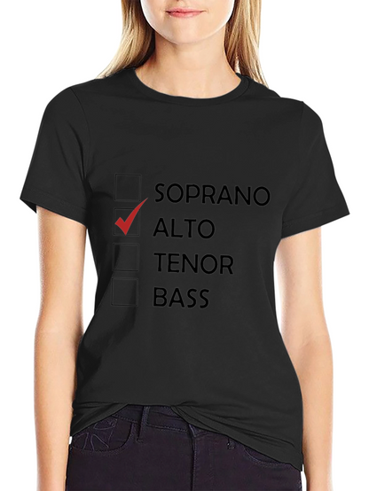 Alto Singer T-Shirt - Voice Part Tee