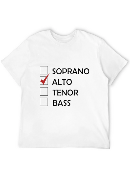 Alto Singer T-Shirt - Voice Part Tee