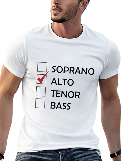 Alto Singer T-Shirt - Voice Part Tee