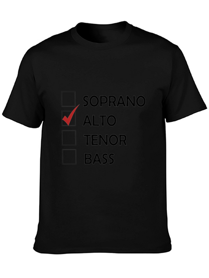 Alto Singer T-Shirt - Voice Part Tee