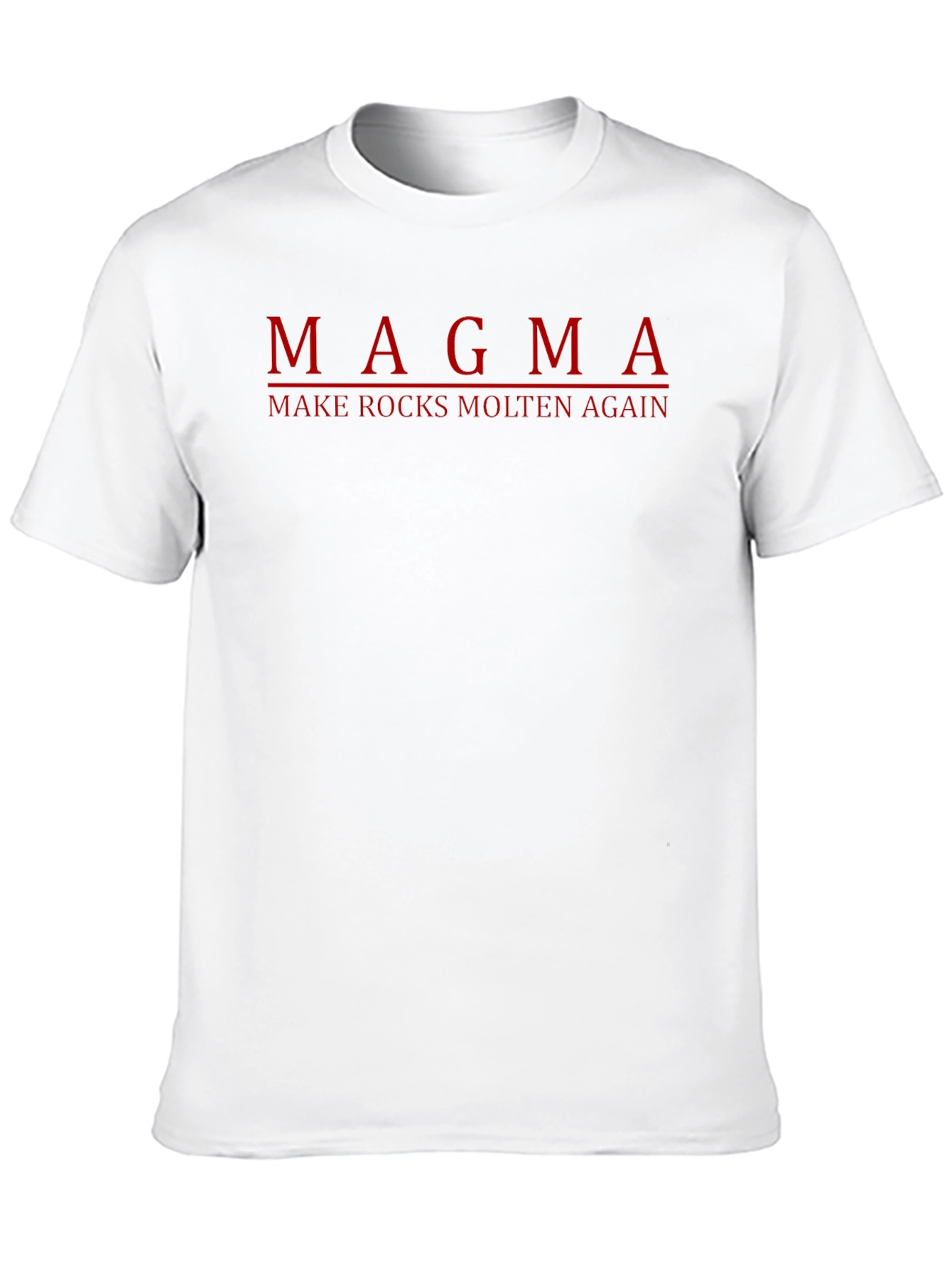 Magma Rocks Molten Again T-Shirt Dark Humor Tee