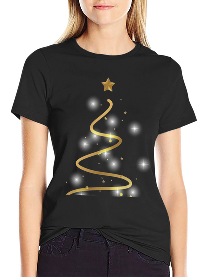Festive Christmas Tree Graphic Tee