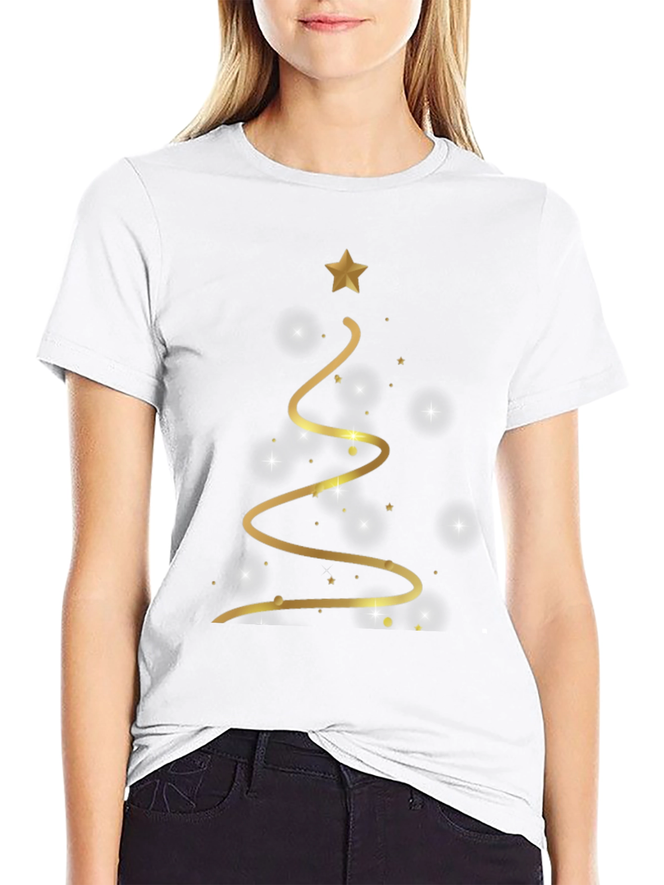 Festive Christmas Tree Graphic Tee