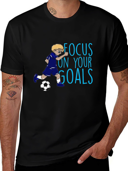 Focus on Your Goals Soccer T-Shirt