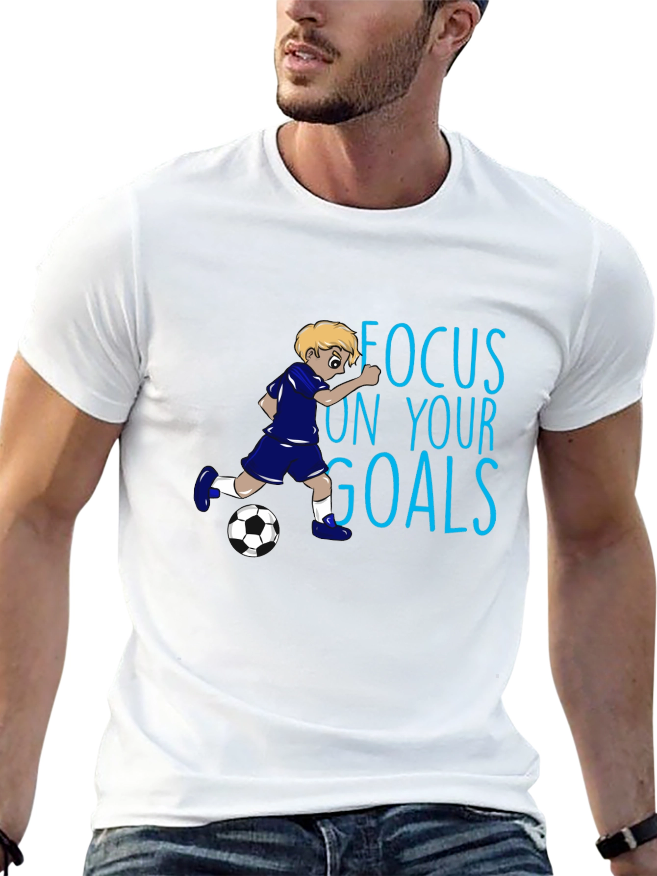 Focus on Your Goals Soccer T-Shirt