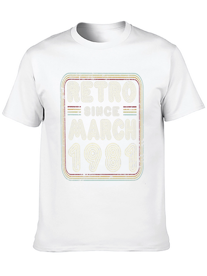 Retro Since March 1981 Graphic T-Shirt