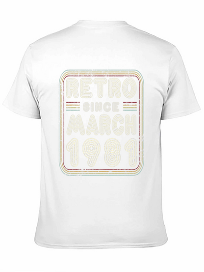 Retro Since March 1981 Graphic T-Shirt