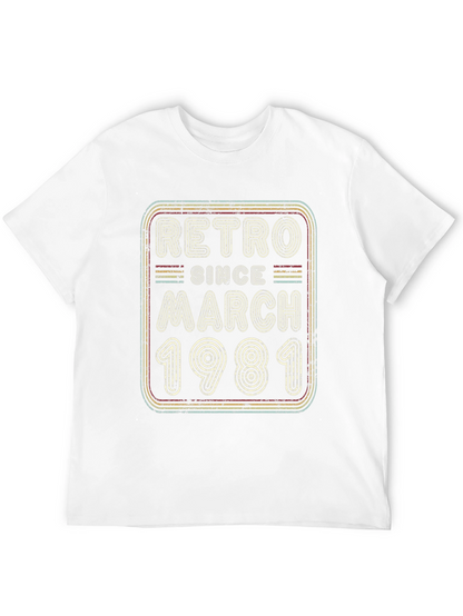 Retro Since March 1981 Graphic T-Shirt