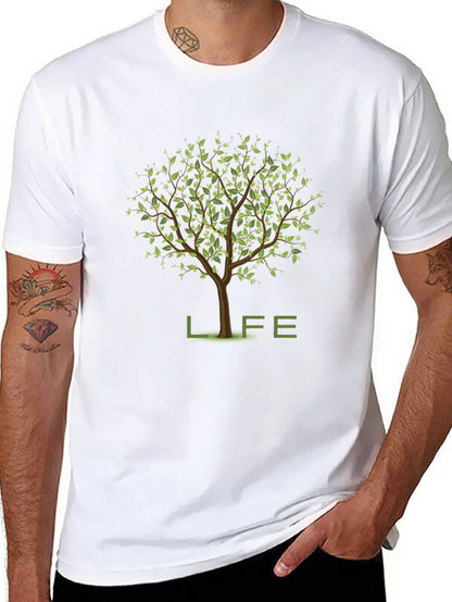 Life Tree Graphic Tee - Stylish Comfort