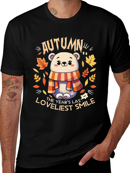 Autumn Bear Graphic T-Shirt