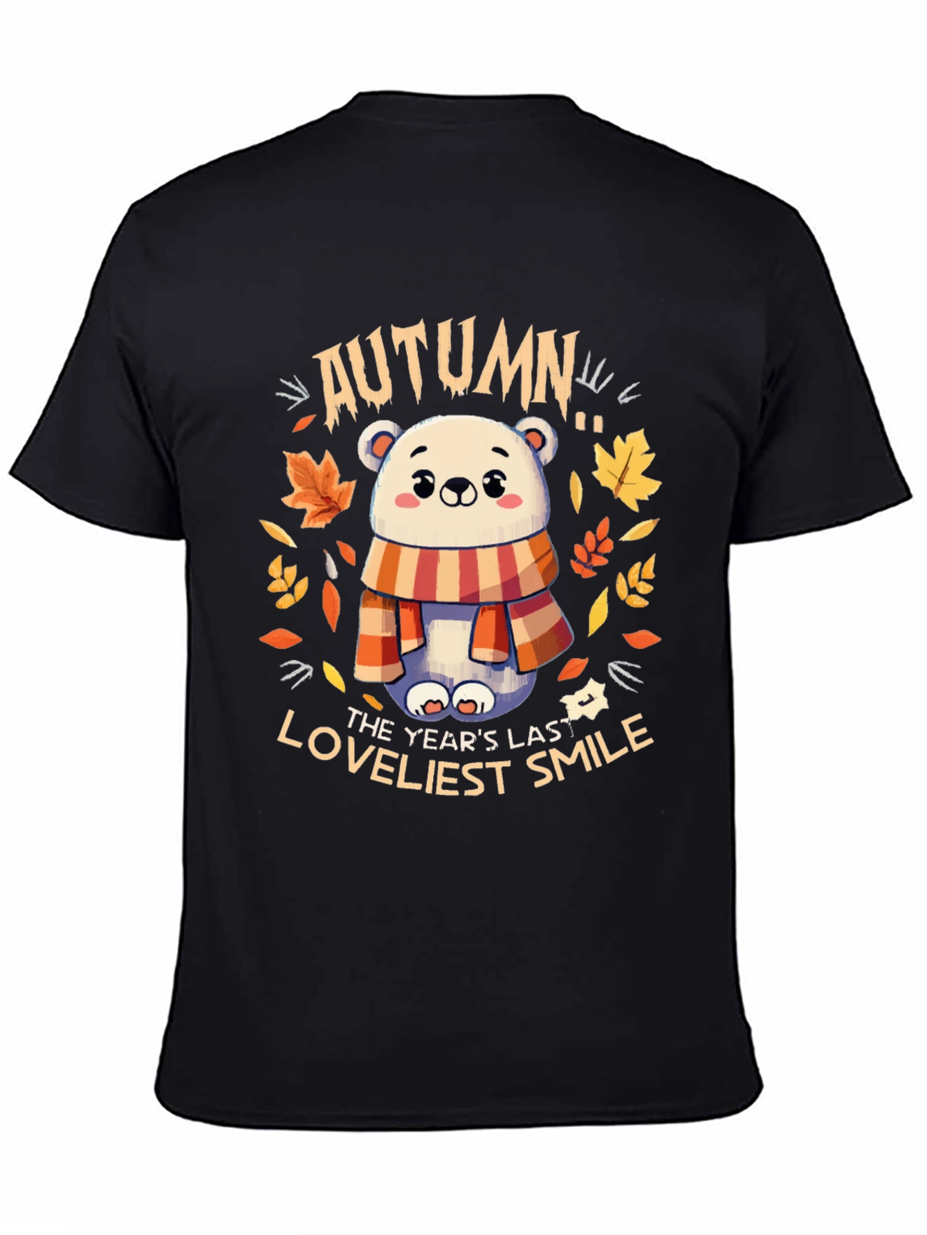 Autumn Bear Graphic T-Shirt