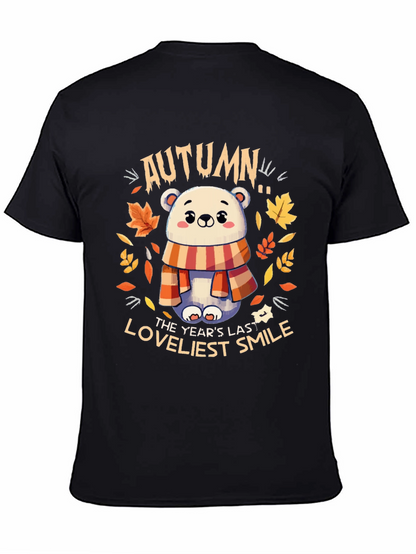 Autumn Bear Graphic T-Shirt