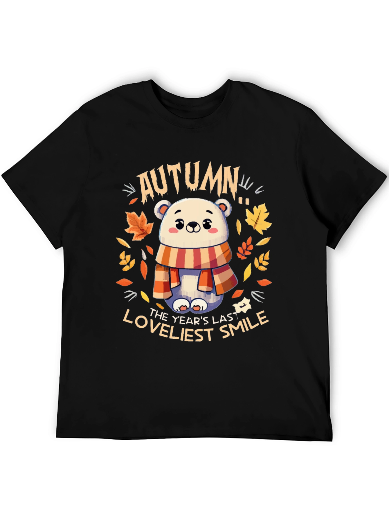 Autumn Bear Graphic T-Shirt