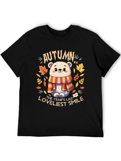 Autumn Bear Graphic T-Shirt