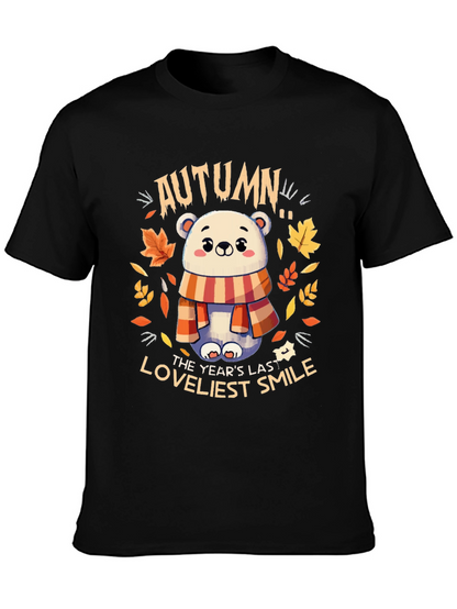 Autumn Bear Graphic T-Shirt