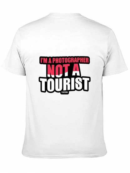 Im a Photographer Not a Tourist Black T-Shirt