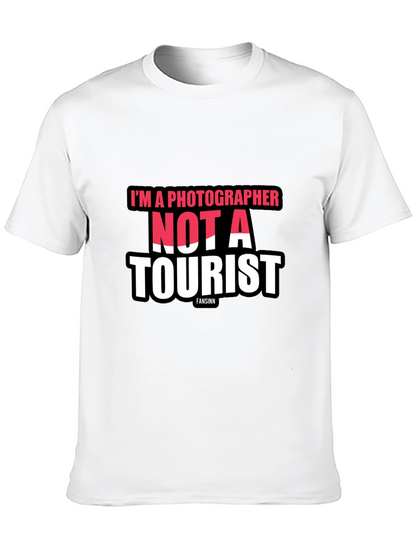 Im a Photographer Not a Tourist Black T-Shirt