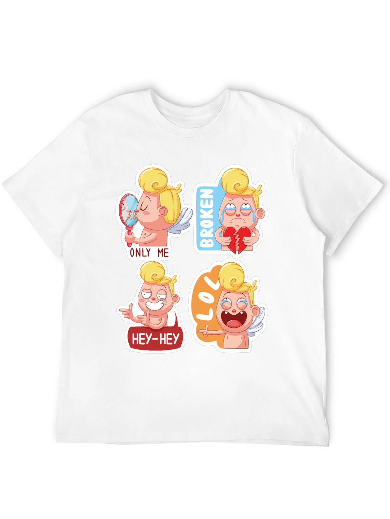 Cupid Emoji T-Shirt - Valentines Day Gift