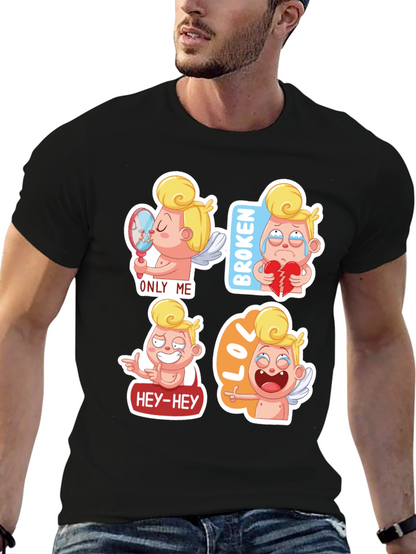 Cupid Emoji T-Shirt - Valentines Day Gift