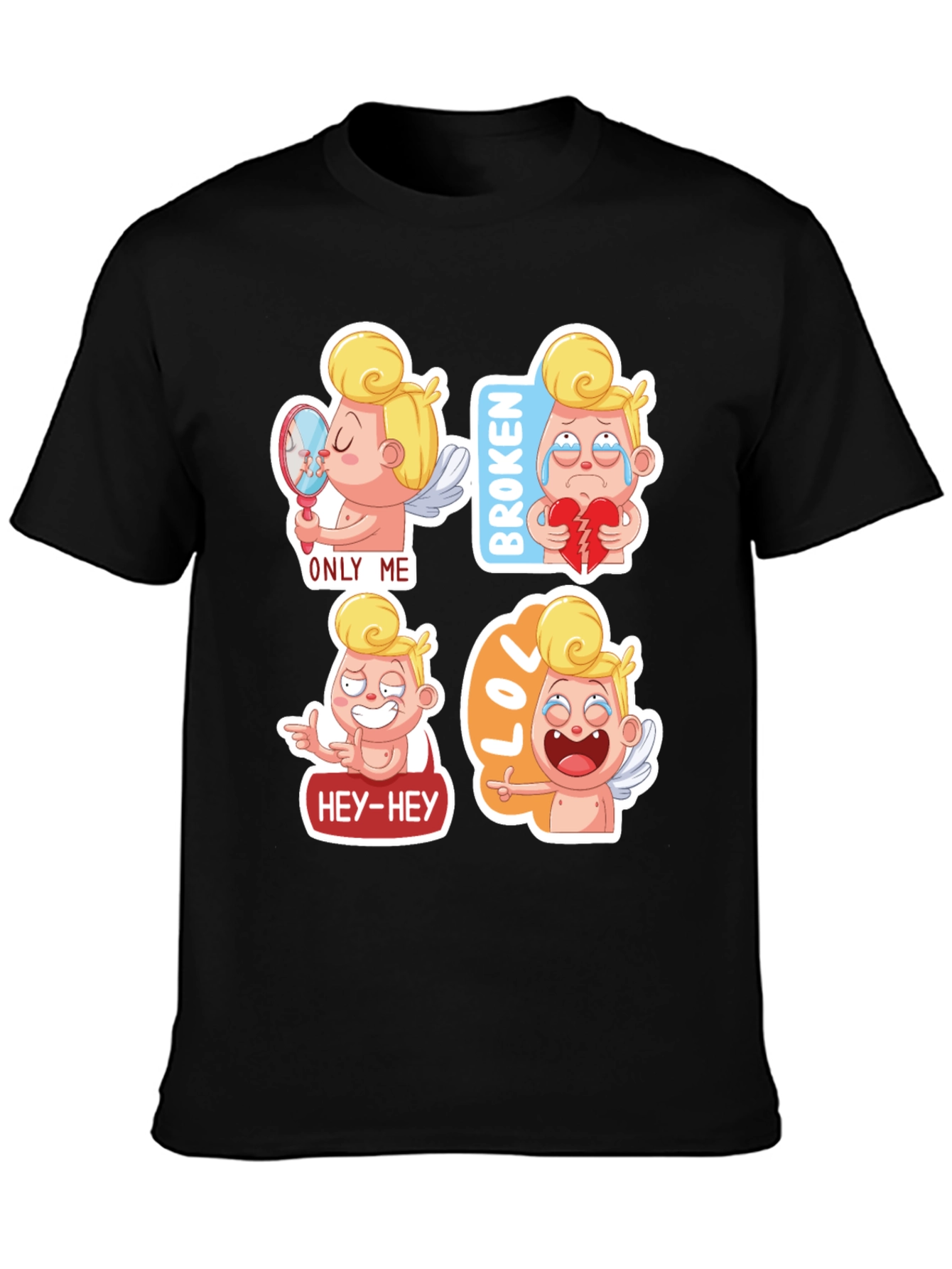 Cupid Emoji T-Shirt - Valentines Day Gift