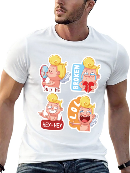 Cupid Emoji T-Shirt - Valentines Day Gift