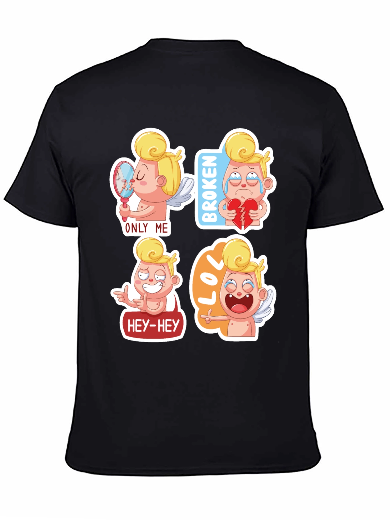 Cupid Emoji T-Shirt - Valentines Day Gift