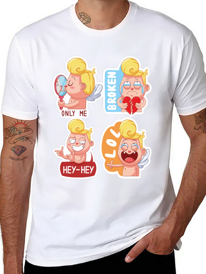 Cupid Emoji T-Shirt - Valentines Day Gift