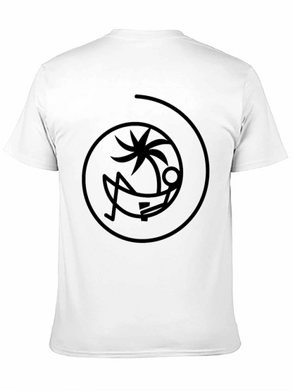 Relaxing Palm Tree Black T-Shirt