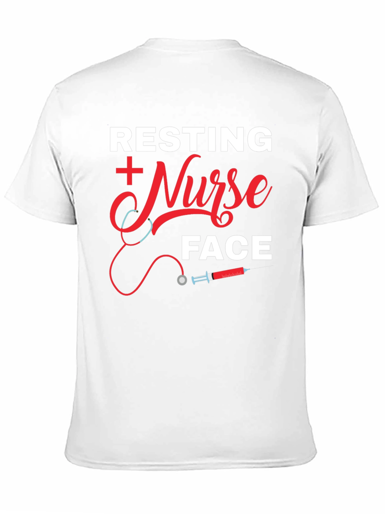 Resting Nurse Face Graphic T-Shirt