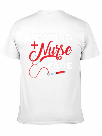Resting Nurse Face Graphic T-Shirt