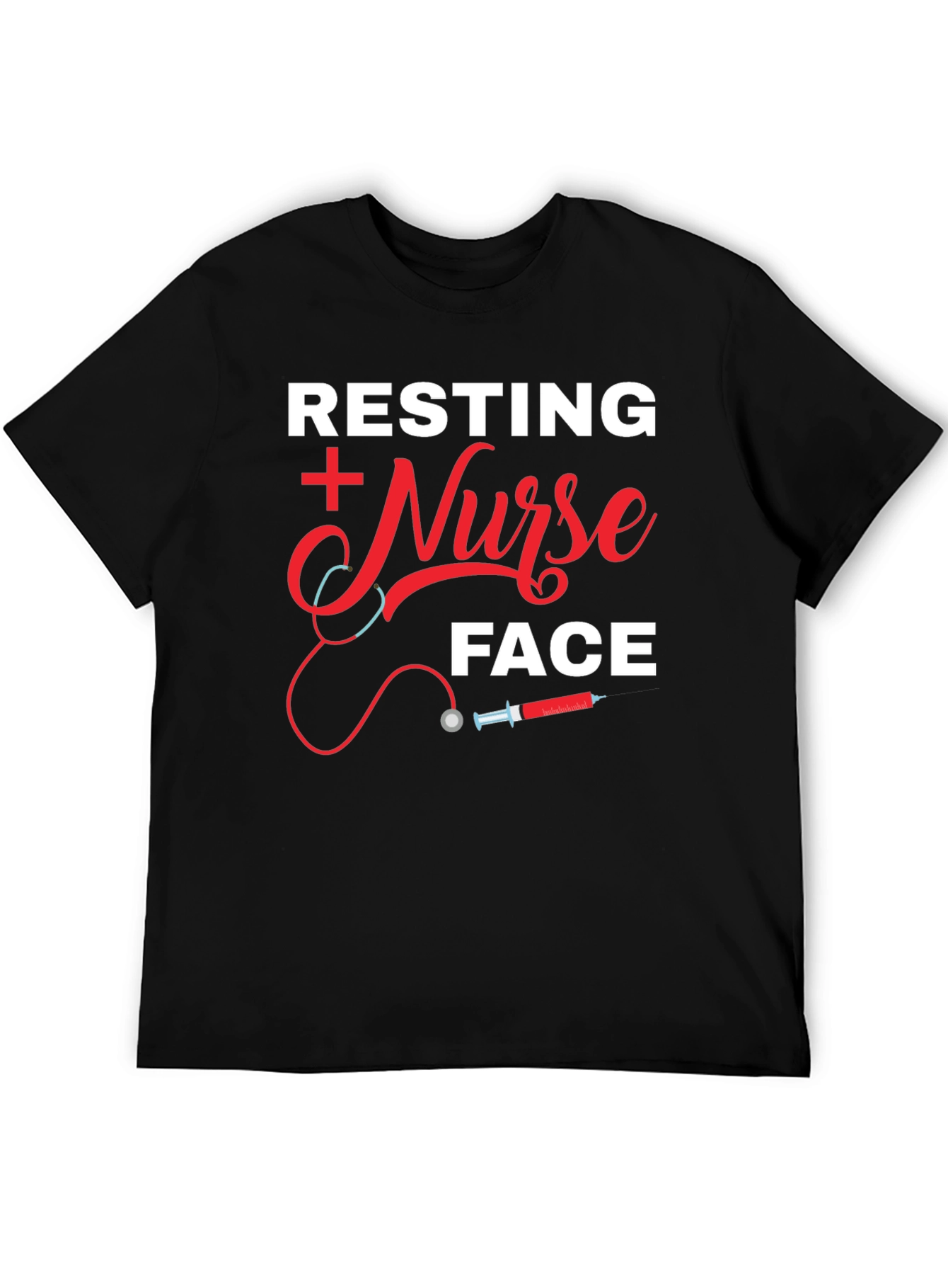 Resting Nurse Face Graphic T-Shirt