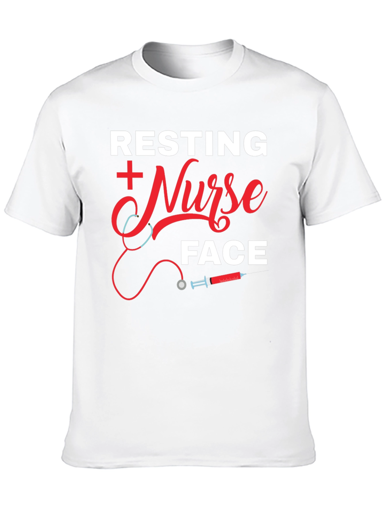 Resting Nurse Face Graphic T-Shirt