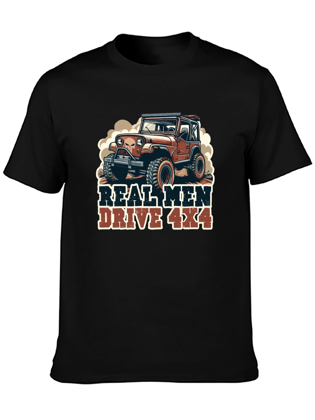 Real Men Drive 4x4 Graphic Tee