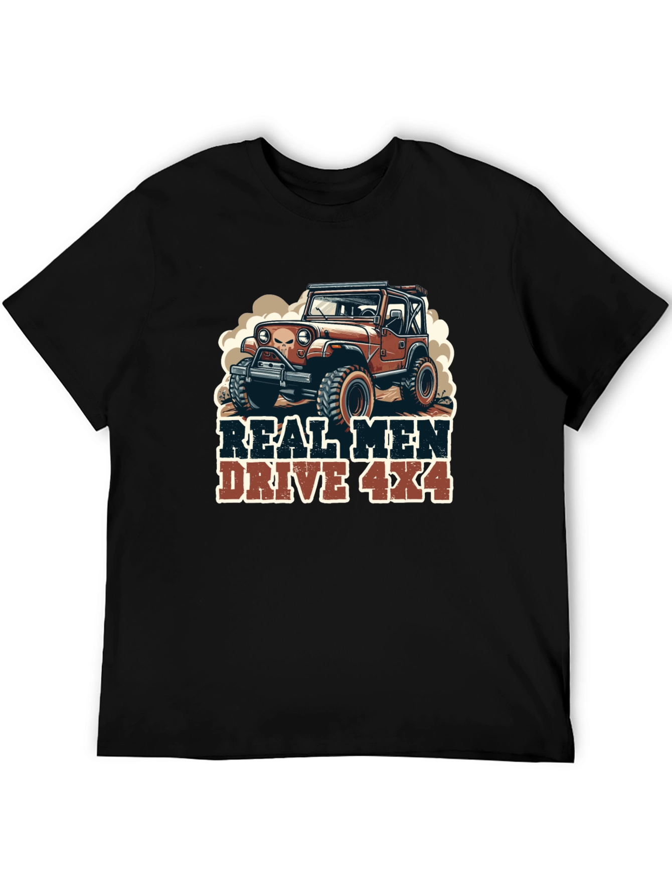 Real Men Drive 4x4 Graphic Tee