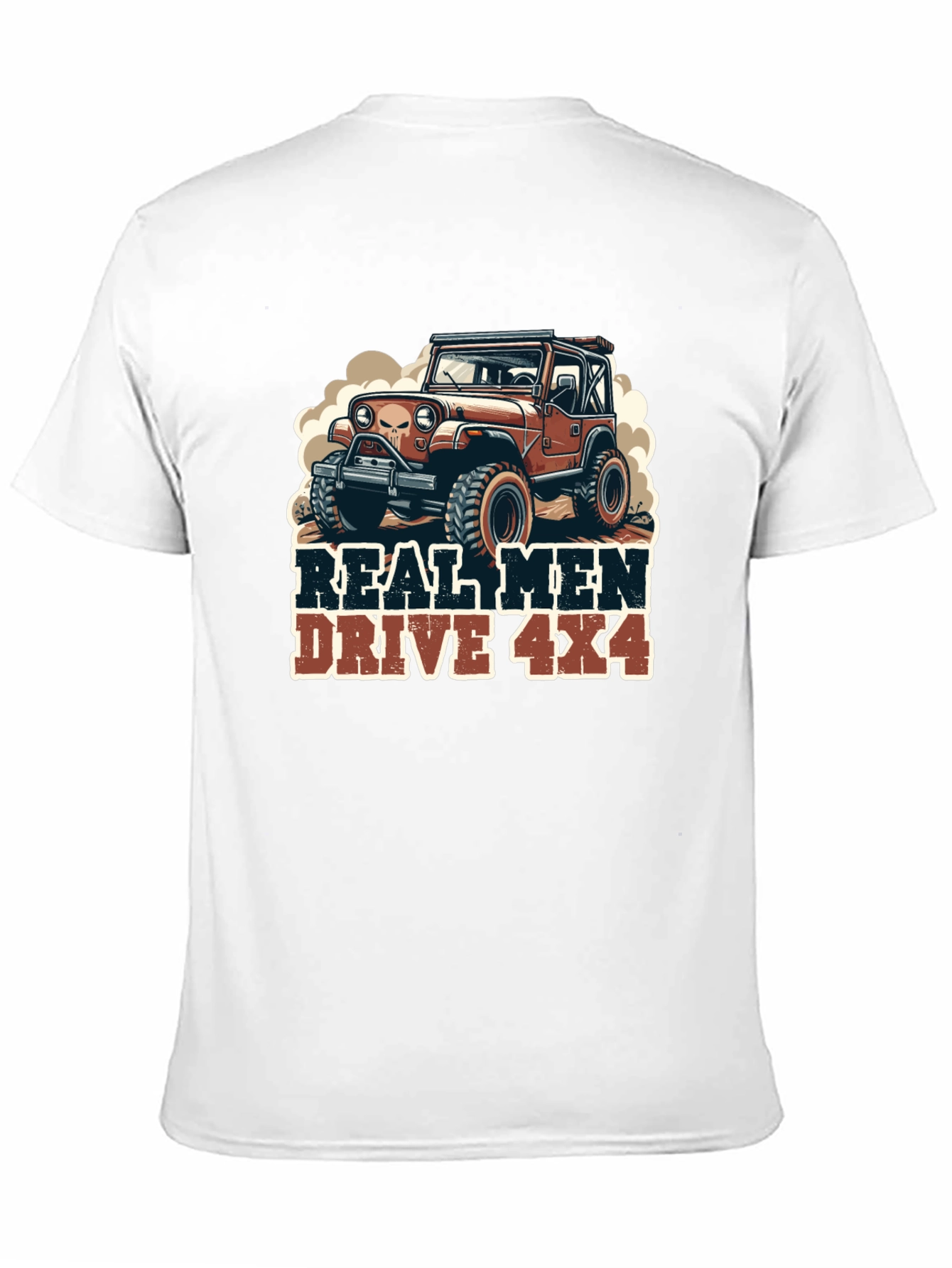 Real Men Drive 4x4 Graphic Tee