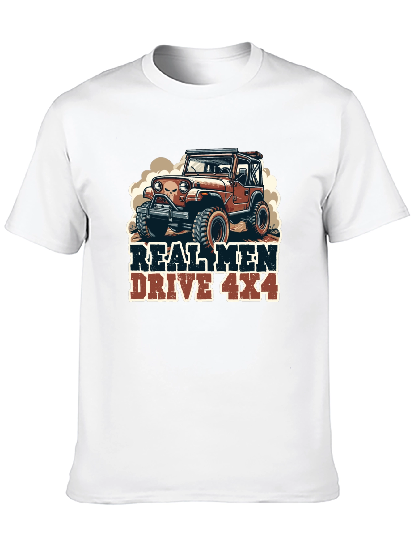 Real Men Drive 4x4 Graphic Tee