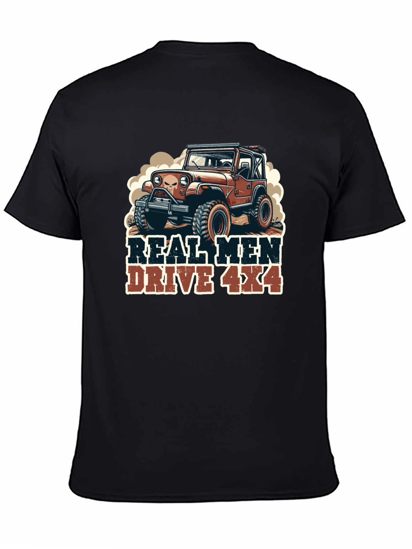 Real Men Drive 4x4 Graphic Tee