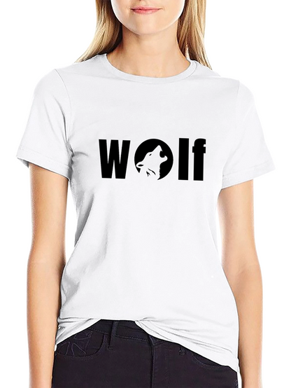 Black Wolf Graphic Tee - Urban Style
