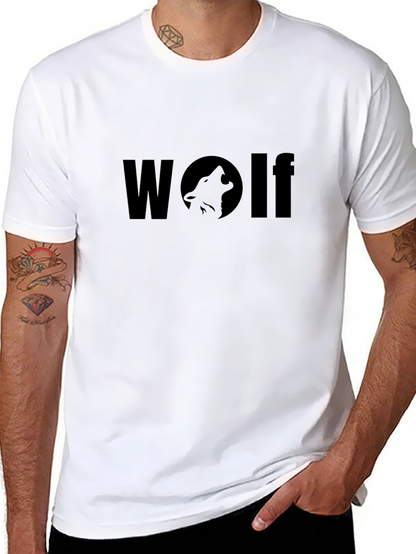 Black Wolf Graphic Tee - Urban Style