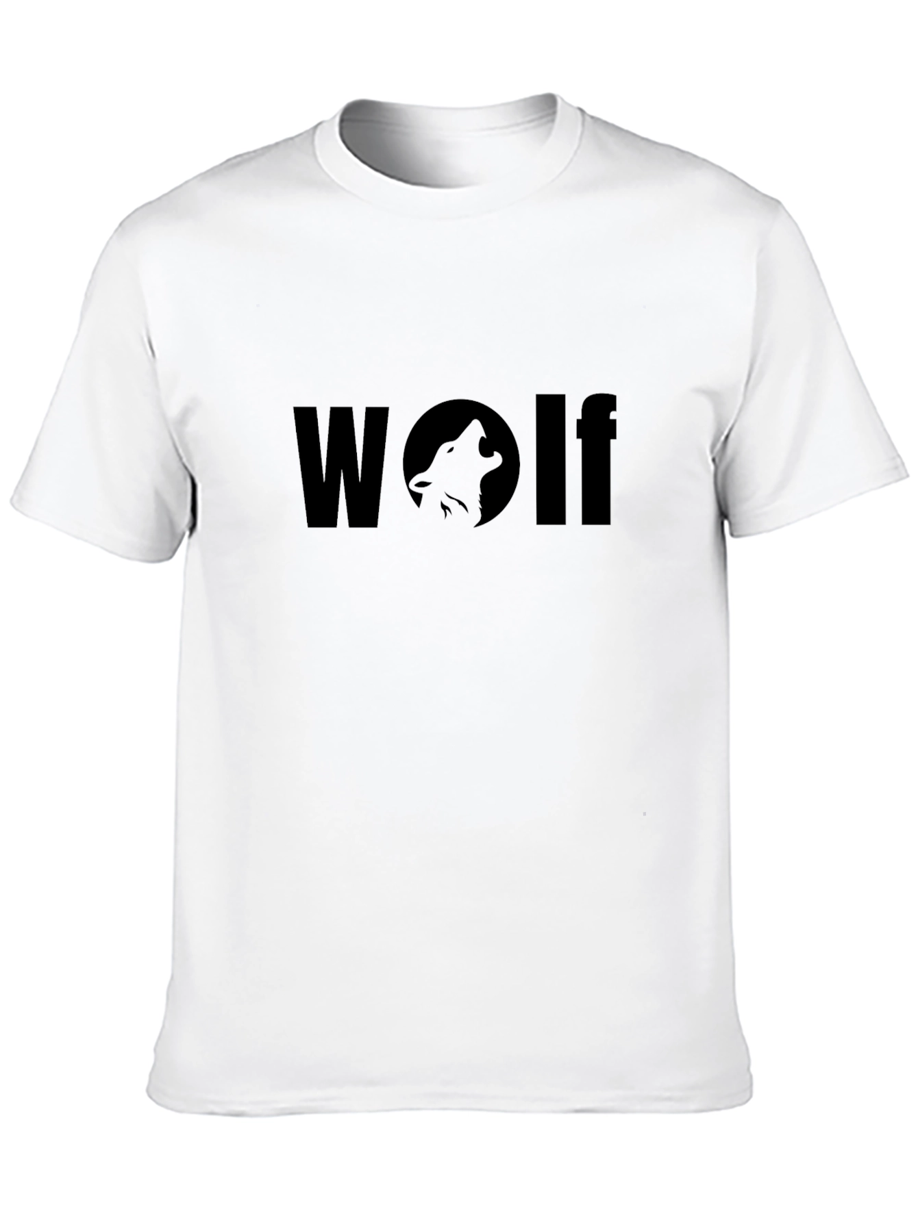 Black Wolf Graphic Tee - Urban Style