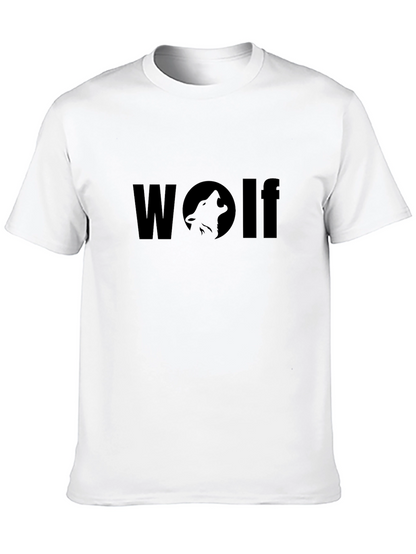 Black Wolf Graphic Tee - Urban Style