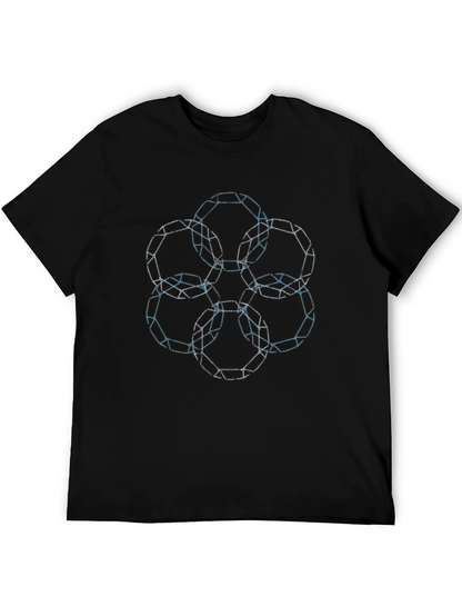 Geometric Rings Graphic T-Shirt - Modern Design
