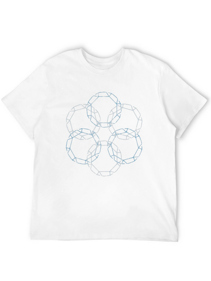 Geometric Rings Graphic T-Shirt - Modern Design