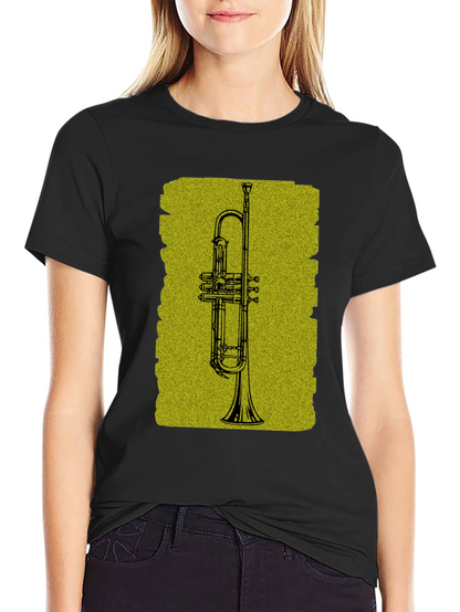 Trumpet Graphic T-Shirt - Musician Tee