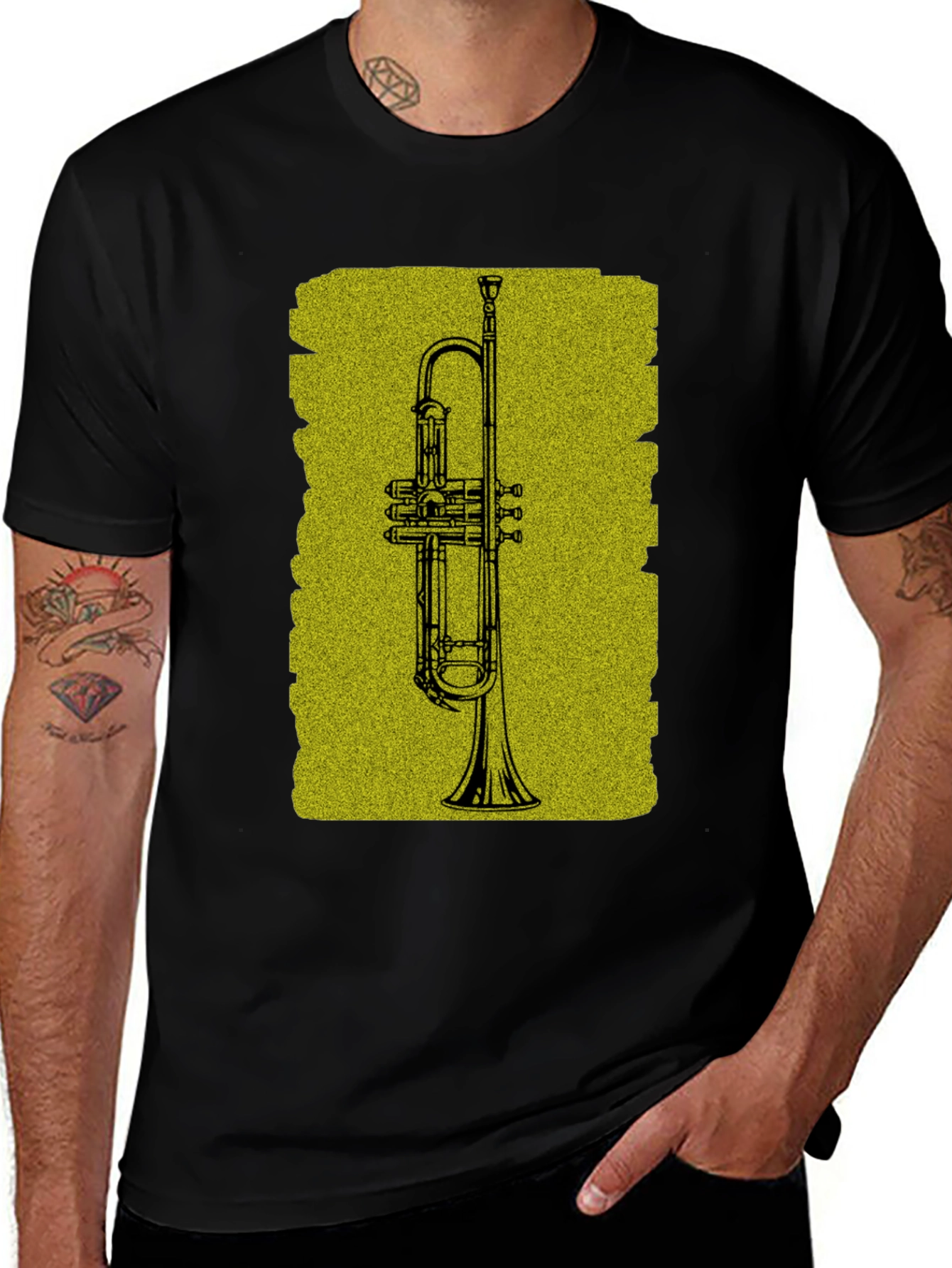Trumpet Graphic T-Shirt - Musician Tee
