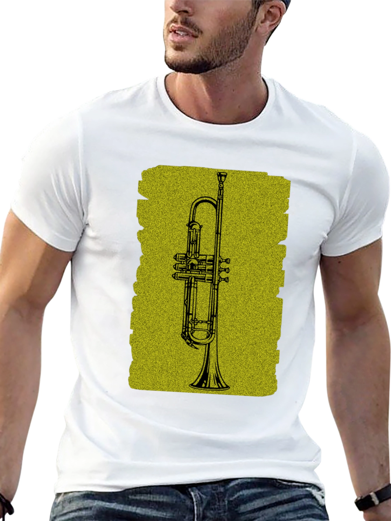 Trumpet Graphic T-Shirt - Musician Tee